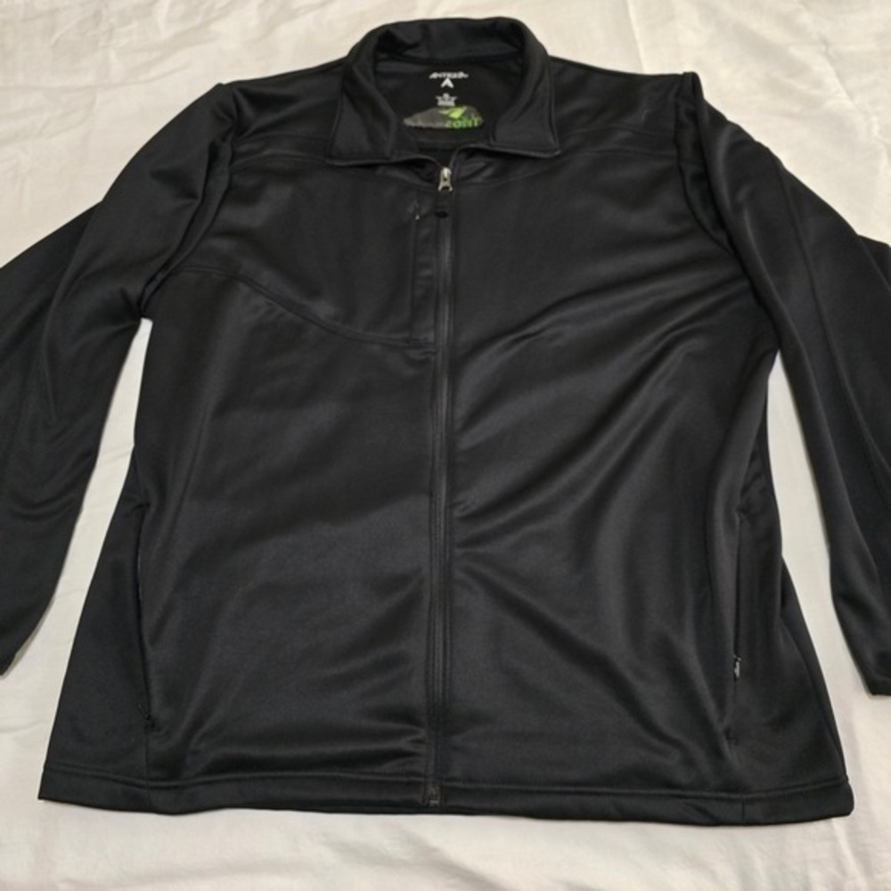 Antigua‎ Men's Black Lightweight Jacket "TRIOS Foundation" Golf 2X /0031